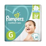 Fraldas Pampers Confort Sec - G 20 Unidades